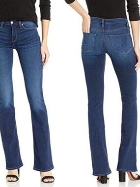 NEW w Tag $195 Hudson Drew Boot Mid Rise Med Wash Stretch Denim Jeans Sz 26